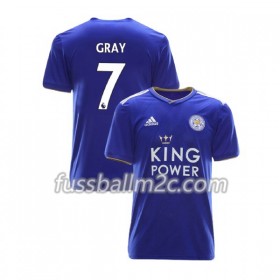 Fußballtrikots Leicester City Demarai Gray 7 Heim Trikotsatz 2018-2019